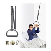 1 x RAW Customer Returns Bed trapeze for elderly Bed pull up stand Assist lift Hospital bed trapeze for bed Mobility transfer Ceiling mounted grab bar trapeze Overhead stand Ladder Bed standing aid for - RRP €55.7