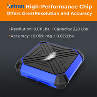 1 x Brand New Xetron HVAC Refrigerant Scale 100KG Loading Weight, Portable Refrigerant Gas Charging Scale High Precision Digital Freon Scale for Automotive Air Conditioning, SRC-400 - RRP €141.17