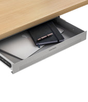 1 x RAW Customer Returns Desktronic Desk Organizer, Under-Desk Storage Box, Desk for Office School Home Office Stationery, Metal Drawer, Hidden Drawer Box Gray  - RRP €30.23