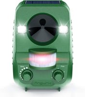 1 x RAW Customer Returns AngLink Cat Deterrent Ultrasonic Repellent for Garden - Solar Cat Repellent Marten Deterrent Animal Repellent with 5 Modes Waterproof IPX44 Dog Deterrent Motion Sensor Repels Cats Martens Dogs - RRP €25.99