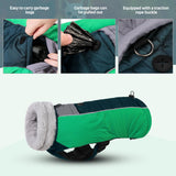 1 x RAW Customer Returns CIT TOILE Dog Coat Winter, Dog Coat Large Dogs with Pockets Can Carry Garbage Bags, Windproof Dog Coat, Adjustable Closure, Waterproof, Dog Jacket Dogs with Harness Hole - RRP €35.28