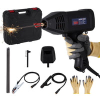 1 x RAW Customer Returns BAOSHISHAN Portable ARC Welder with Welding Electrode Clamp for 1.6-3.2mm Welding Electrode Rod 220V - RRP €122.98